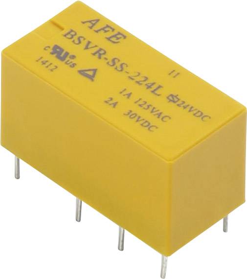 AFE BSVR-SS-205L PCB relay 5 V DC 2 A 2 change-overs