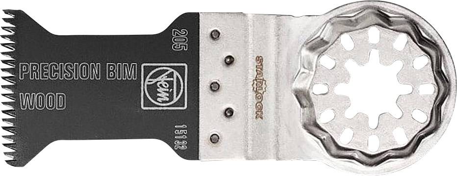 FEIN precision BIM wood multi-tool blade, compatible with the Starlock system and suitable for woodworking.