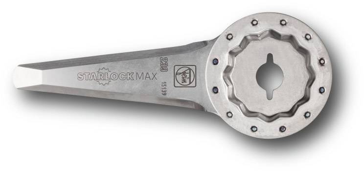 Starlock Max Saw Blade, metal disc with serrated edge and central opening, suitable for multitools for cutting and grinding.
