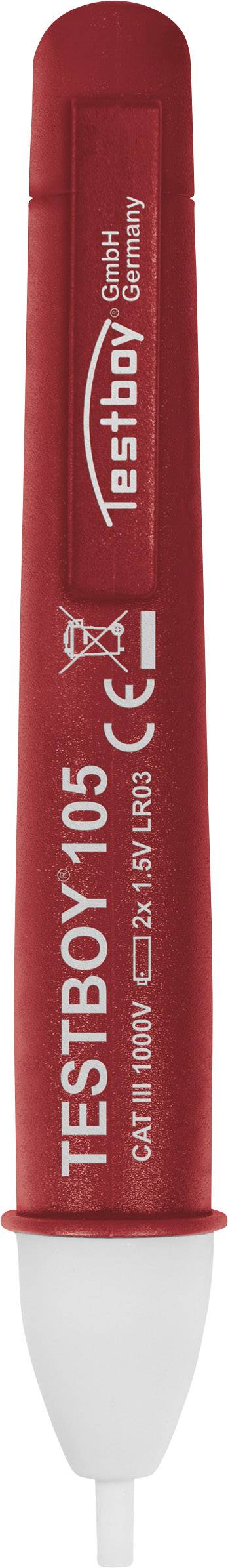Testboy 105 Non-contact voltage tester CAT III 1000 V LED, Acoustic, Vibration