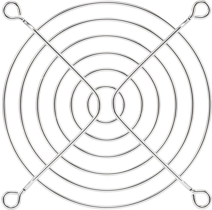 PROFAN Technology Fan grille (Ø) 90 mm Metal chrome plated, nickel plated