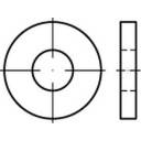 Washers 13 mm 30 mm Stainless steel A2 50 pc(s) TOOLCRAFT 1067786