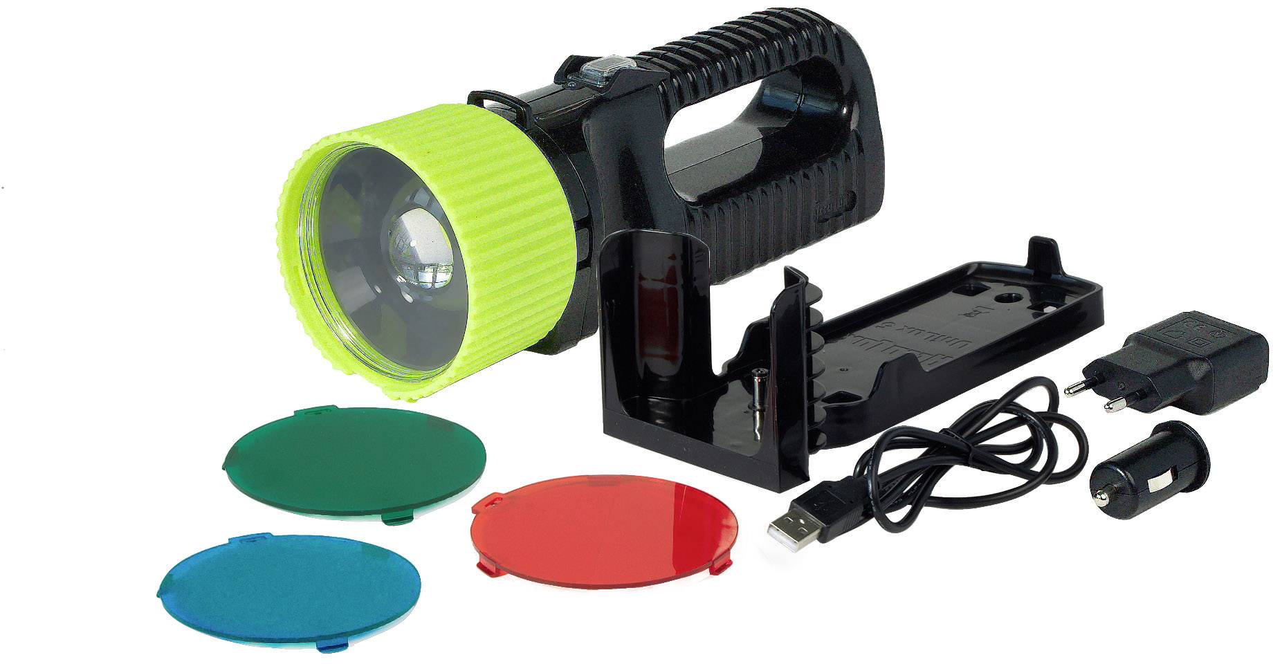 AccuLux LED (monochrome) Cordless handheld searchlight UniLux PRO 270 lm 442081
