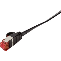 LogiLink CF2023S RJ45 Network cable, patch cable CAT 6 U/FTP 0.50 m Black gold plated connectors LogiLink CF2023S RJ45 Network cable, patch cable CAT 6 U/FTP 0.50 m Black gold plated connectors