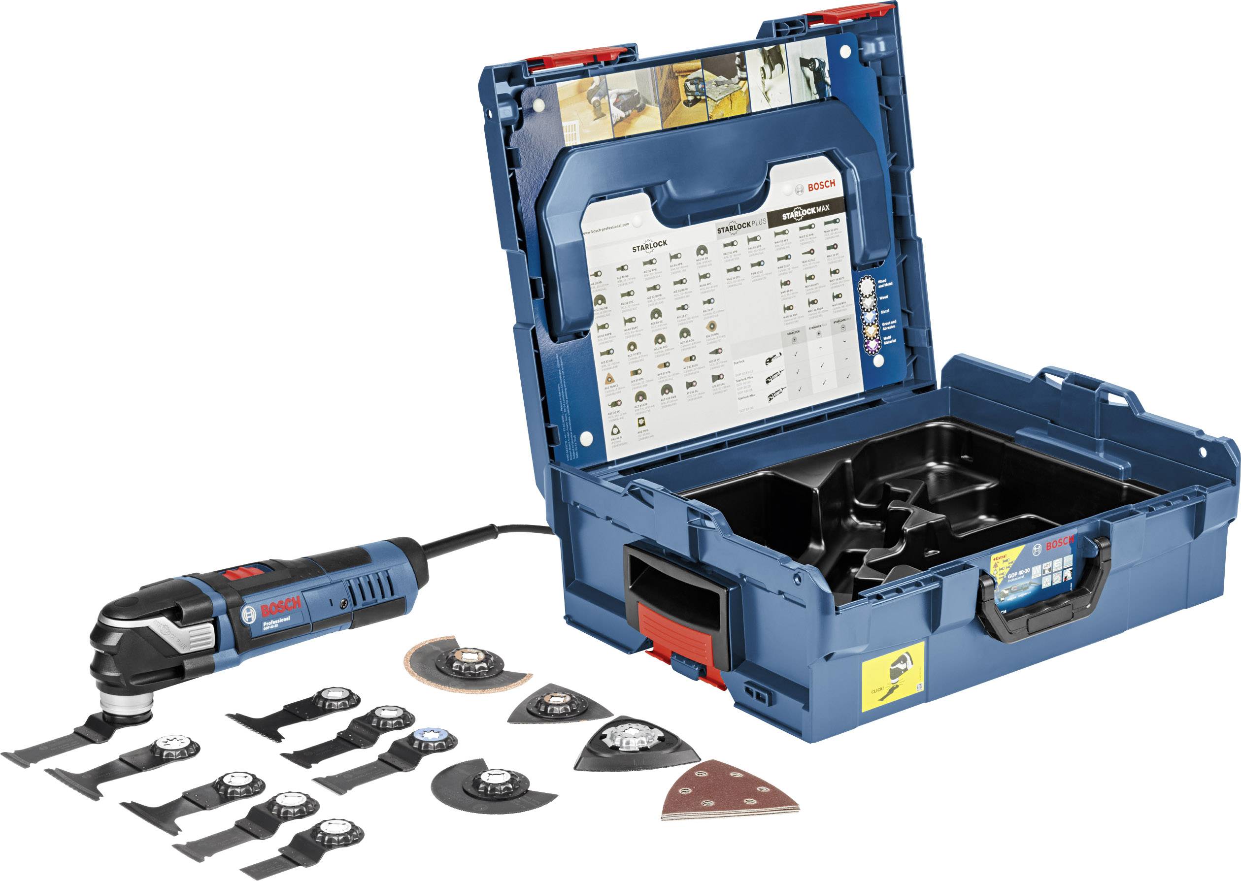 Bosch Professional GOP 40-30 0601231001 Multifunction tool incl. accessories, incl. case 17-piece 400 W