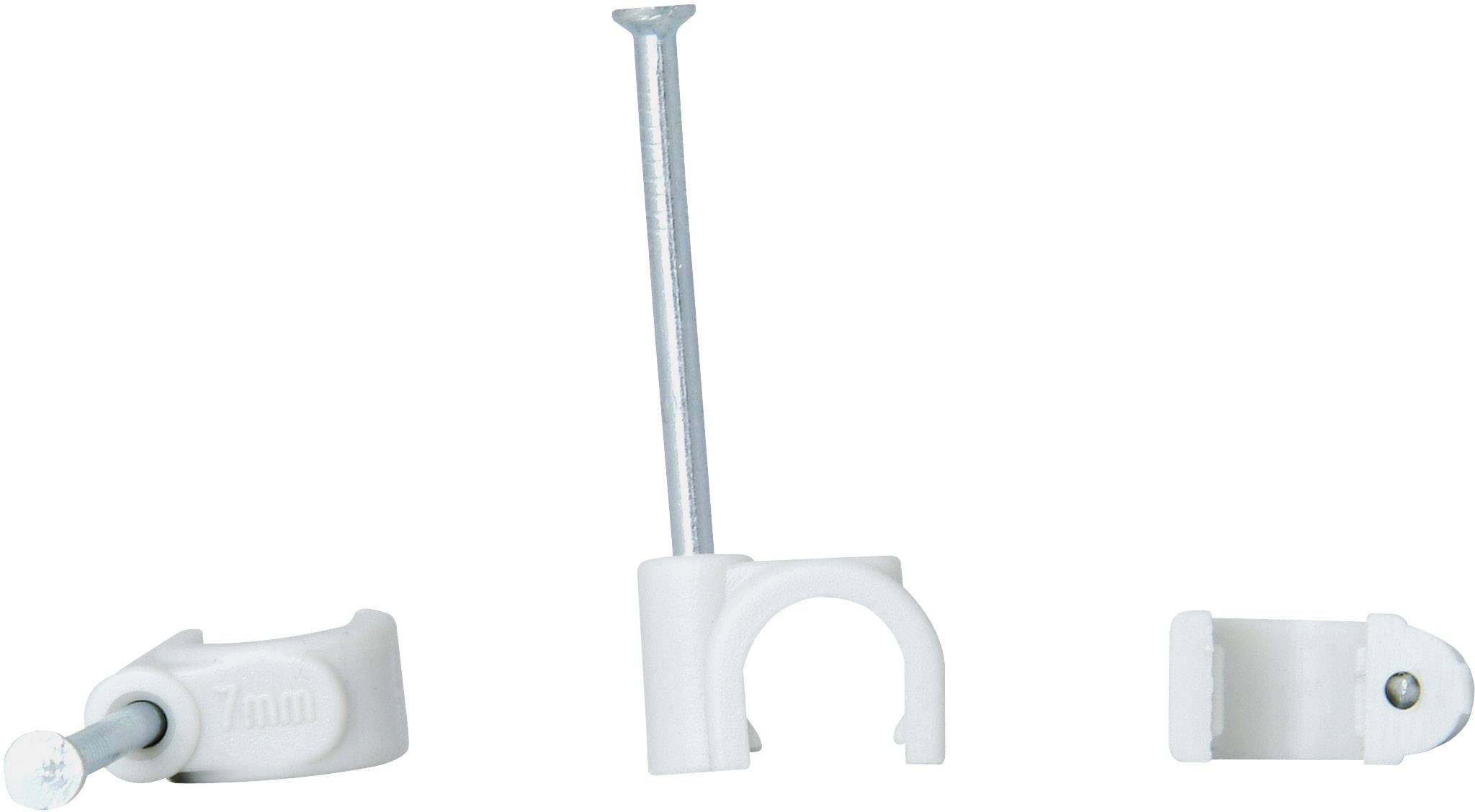 Kopp 342604087 Cable clips 342604087 Bundle Ø range 4 up to 7 mm Grey 50 pc(s)