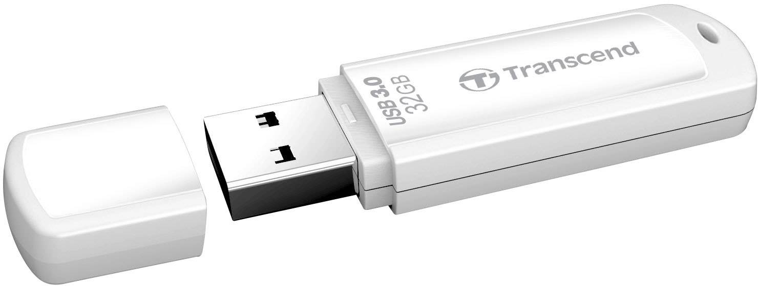 Transcend JetFlash® 730 USB stick 32 GB White TS32GJF730 USB A (USB 3.2 1st gen)
