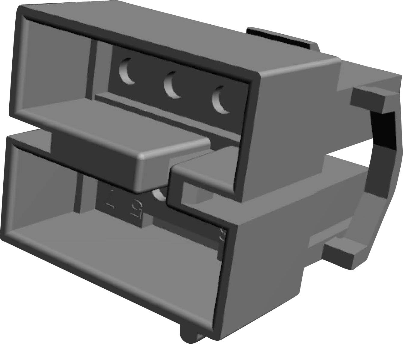 TE Connectivity Pin enclosure - cable MATE-N-LOK Total number of pins 8 Contact spacing: 5.08 mm 1-480284-0