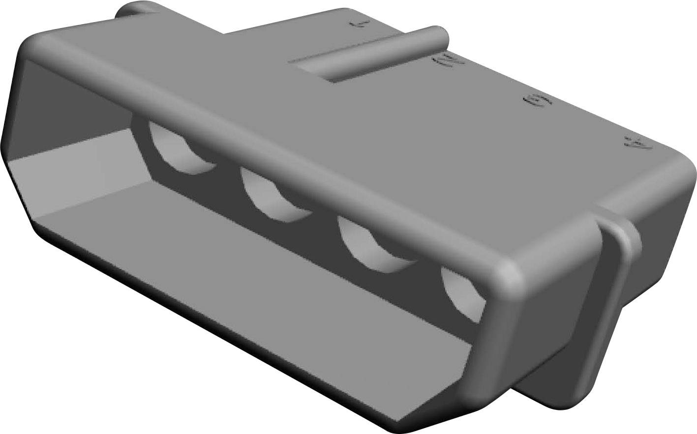 TE Connectivity Socket enclosure - cable MATE-N-LOK Total number of pins 4 1-480426-0