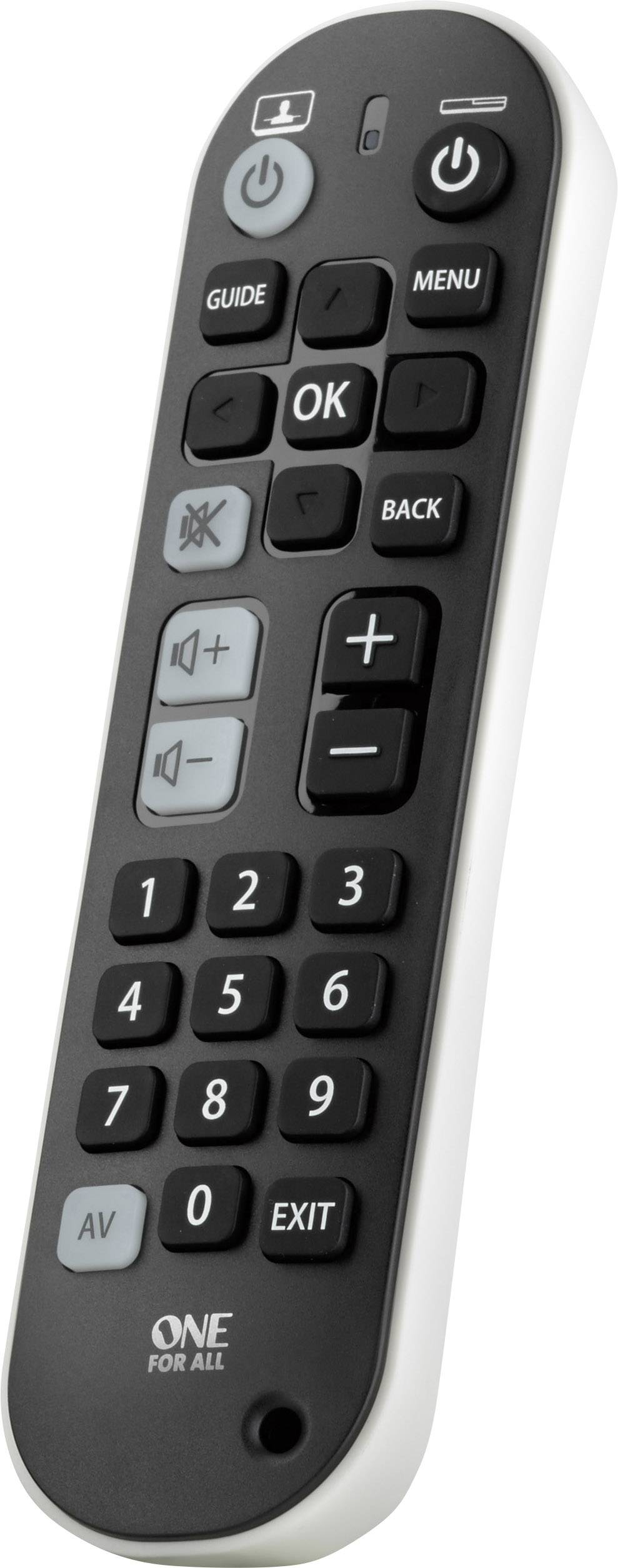 One For All Zapper+ URC6820 Universal Remote control Black, White
