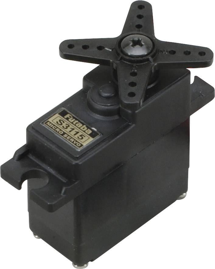 Futaba Micro servo S3115 Analogue servo Gear box material: Plastic Connector system: Futaba