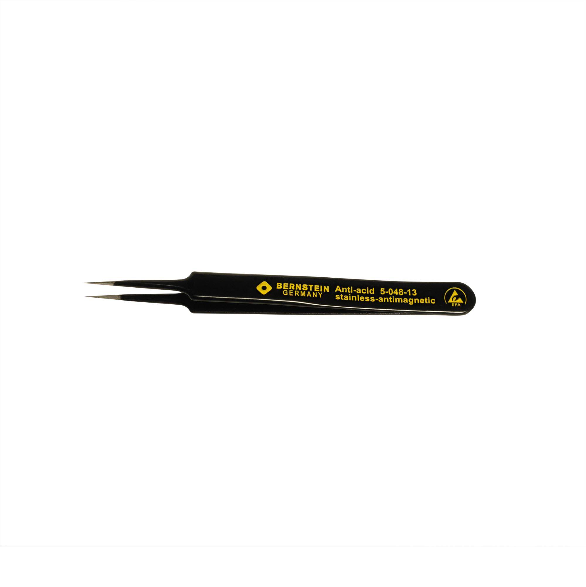 Bernstein Tools for Electronics 5-048-13 SMD tweezers 5 SA Extra pointy 110 mm