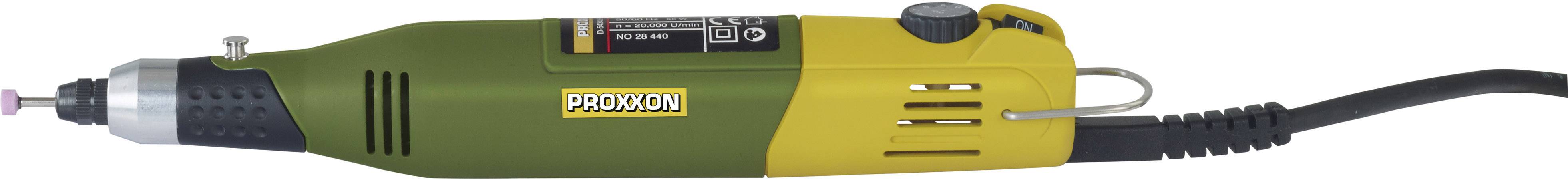 A handy, electrically-operated grinding tool with a green-yellow casing, suitable for precise craft and model-making work.