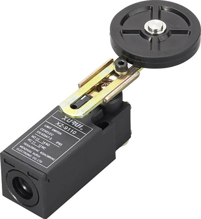 TRU COMPONENTS XZ-9/110 Limit switch 250 V AC 10 A Pivot lever momentary IP65 1 pc(s)