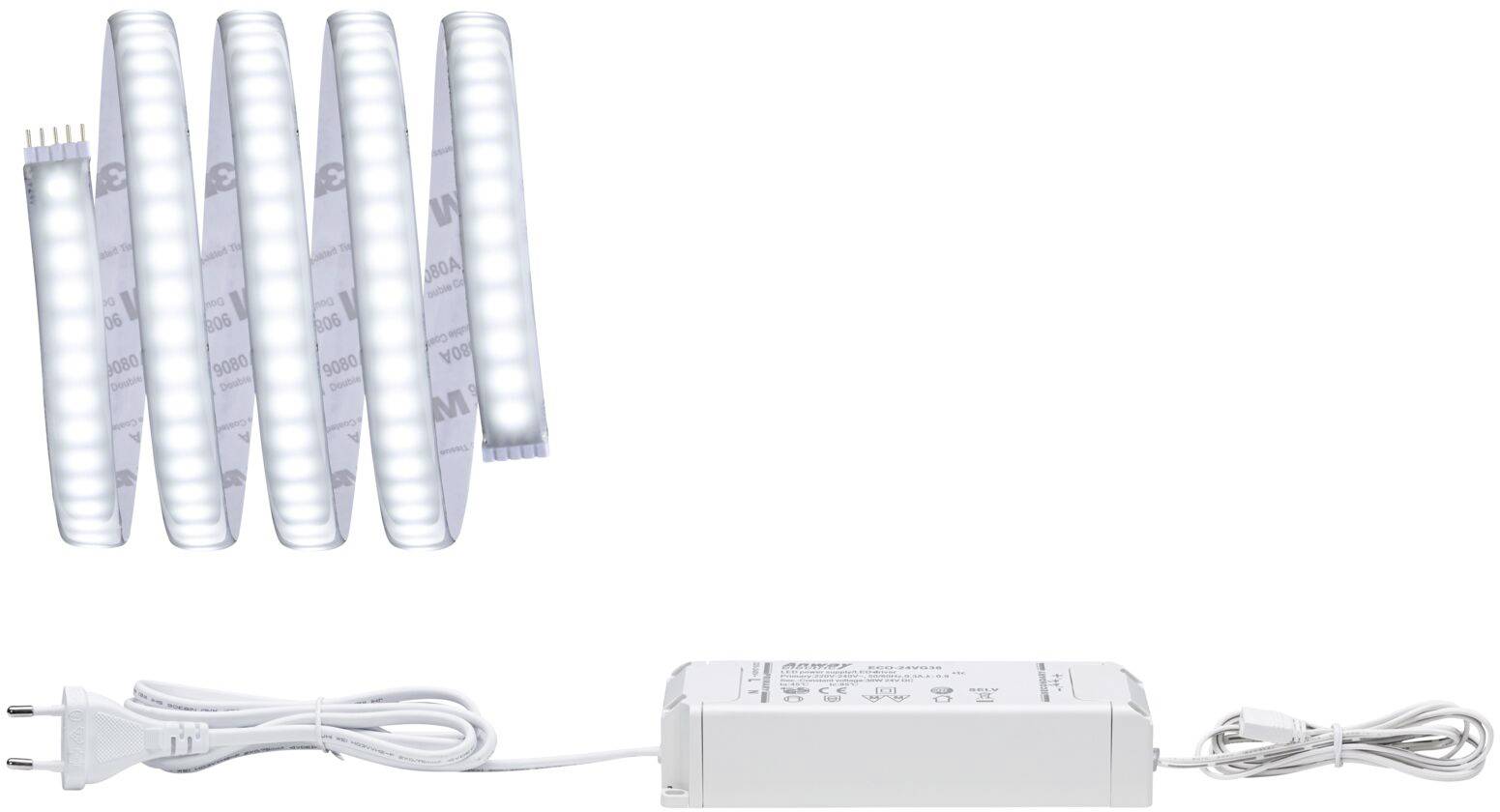 Paulmann MaxLED 1000 70671 LED strip basic set + plug 24 V 1.5 m Daylight white 1 pc(s)