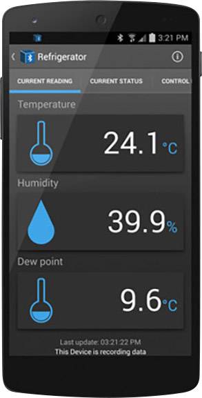 Lascar Electronics EL-BT-2 Temperature data logger, RH data logger Unit of measurement Temperature, Humidity -20 up to 60 °C 0 up