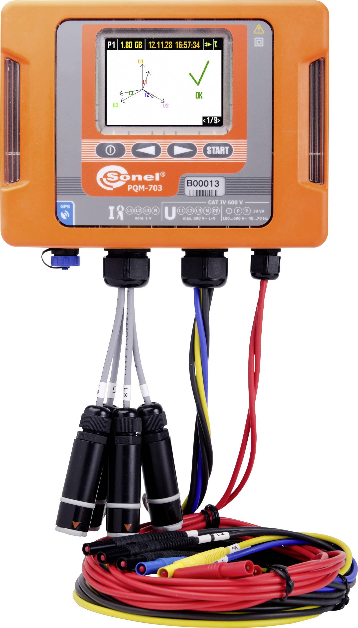 Sonel PQM-711 Network diagnostics 1-phase, 3-phase Data logger