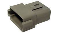 TE Connectivity DT04-12PA Bullet connector Plug, straight Total number of pins: 12 Series (round connectors): DT