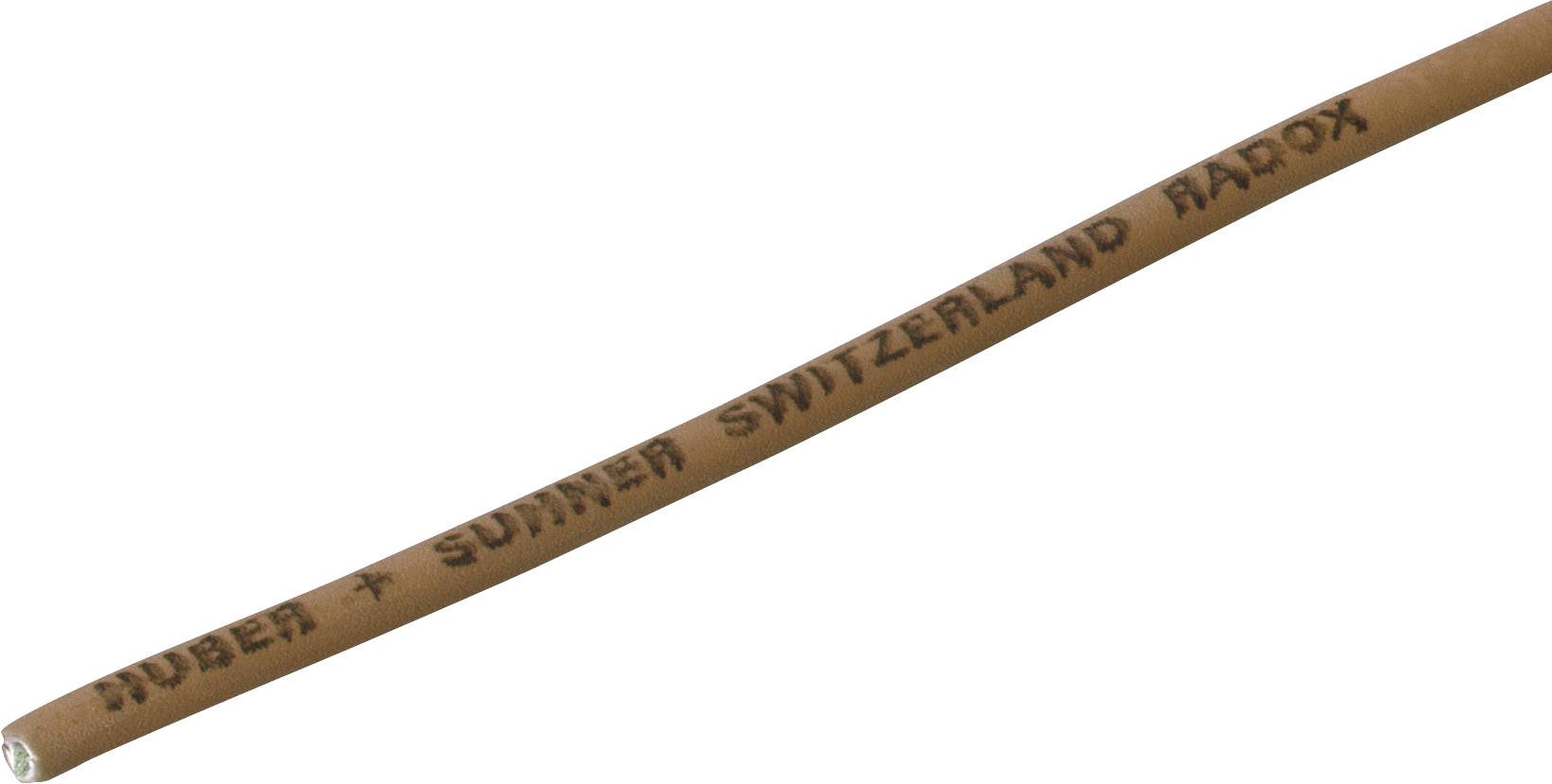 Huber+Suhner 12560279 Strand Radox® 155 1 x 6 mm² Brown Sold per metre