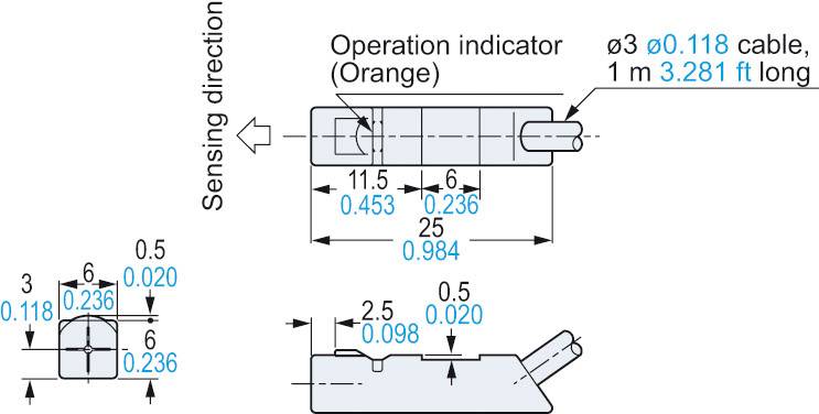 Panasonic Inductive proximity switch PNP GX-H6A-P