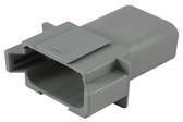TE Connectivity DT04-08PA-C015 Bullet connector Plug, straight Total number of pins: 8 Series (round connectors): DT