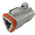 TE Connectivity DT06-3S-C015 Bullet connector Socket, straight Total number of pins: 3 Series (round connectors): DT