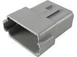TE Connectivity DT04-12PA-C015 Bullet connector Plug, straight Total number of pins: 12 Series (round connectors): DT
