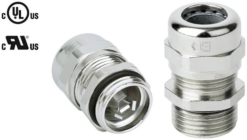 Jacob 50.632 M/EMVD Cable gland EMC, with strain relief M32 Brass Brass 1 pc(s)