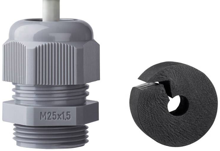 Jacob K345-1025-02 Cable gland with strain relief M25 Polyamide Black (RAL 9005) 1 pc(s)