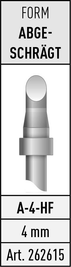 Stannol A-4-HF Soldering tip Bevelled Content 1 pc(s)