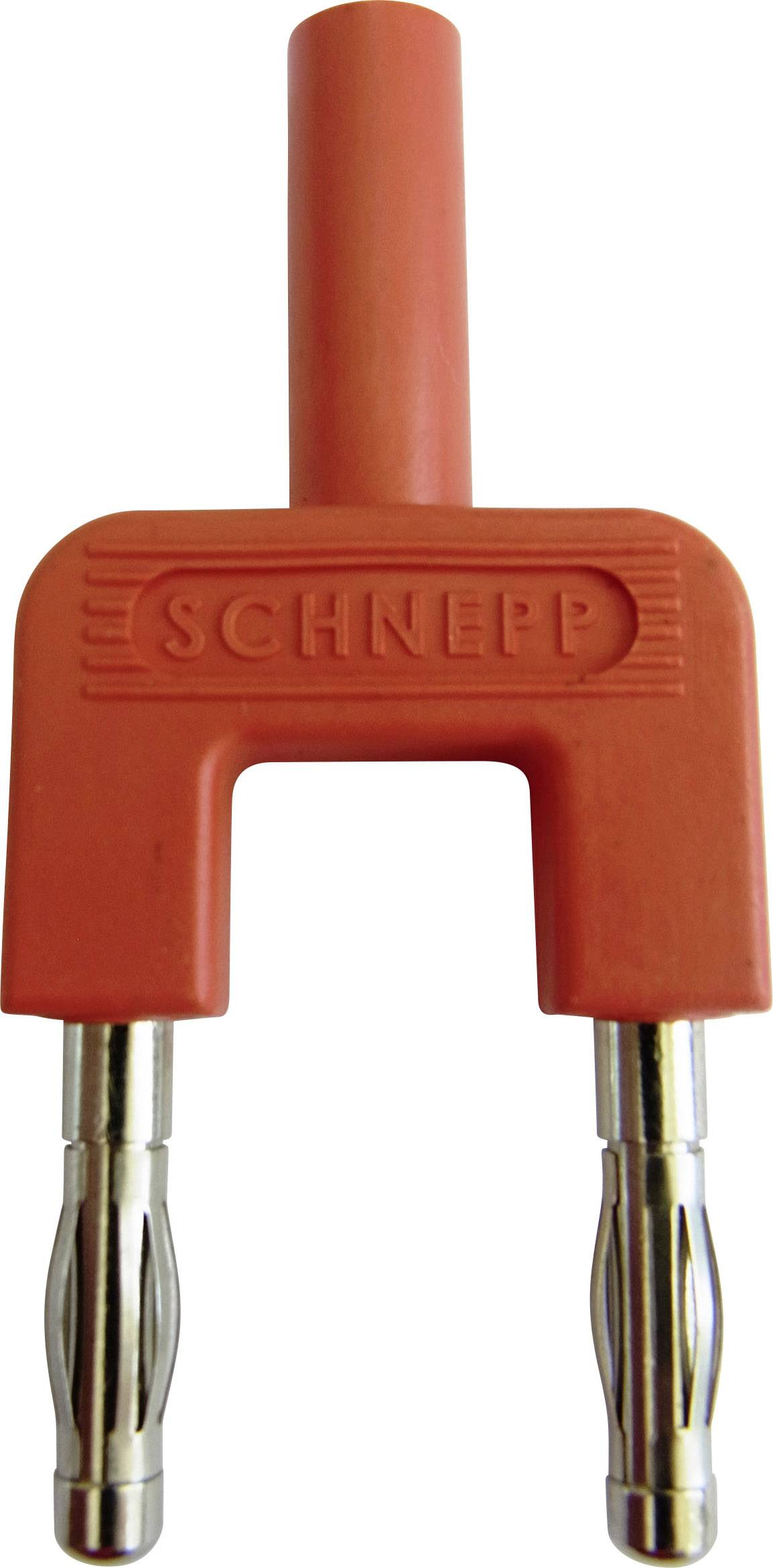 Schnepp 19/4mB/rt Shorting plug Red Pin diameter: 4 mm Dot pitch: 19 mm 1 pc(s)