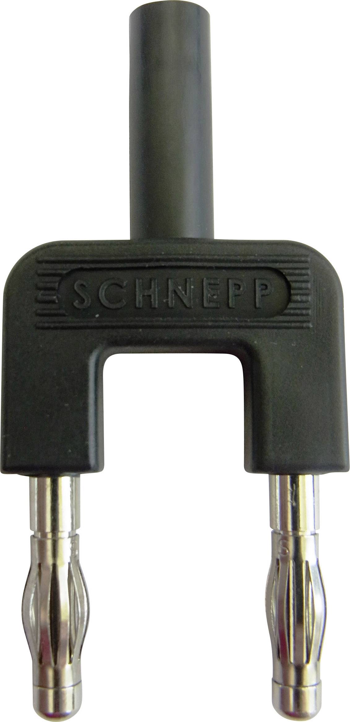 Schnepp 19/4mB/sw Shorting plug Black Pin diameter: 4 mm Dot pitch: 19 mm 1 pc(s)
