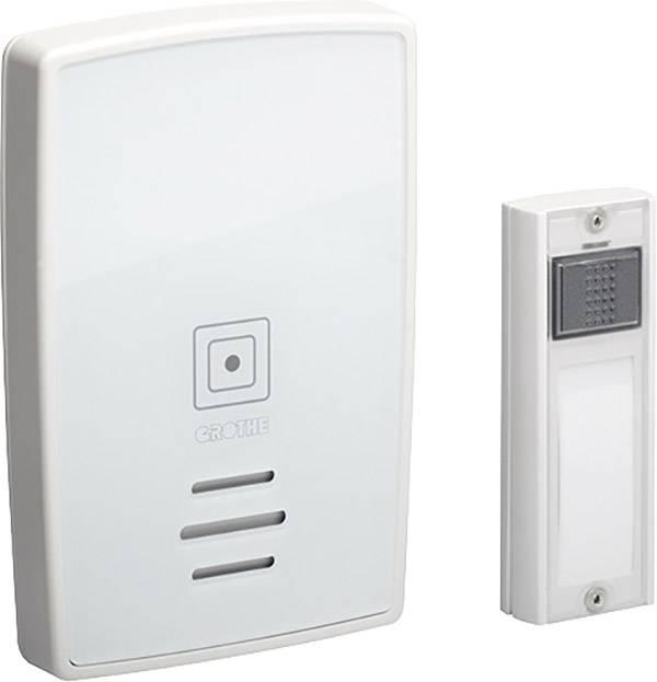Wireless door chime Complete set incl. nameplate Grothe 43251 Polo