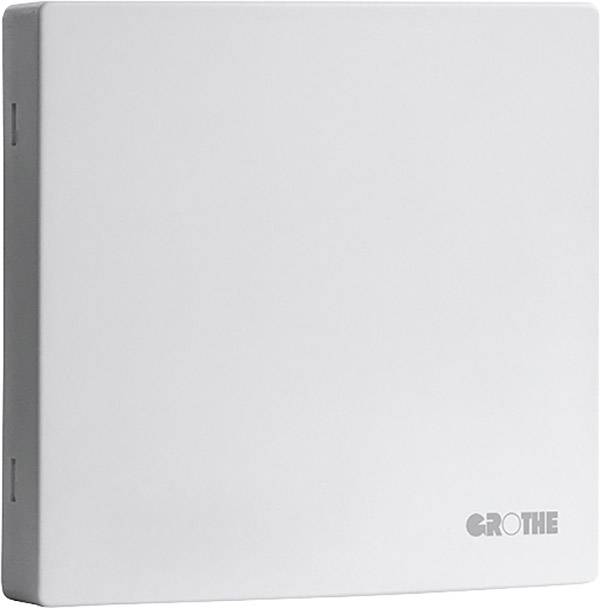 Square, white box with the 'GROTHE' text in the corner.