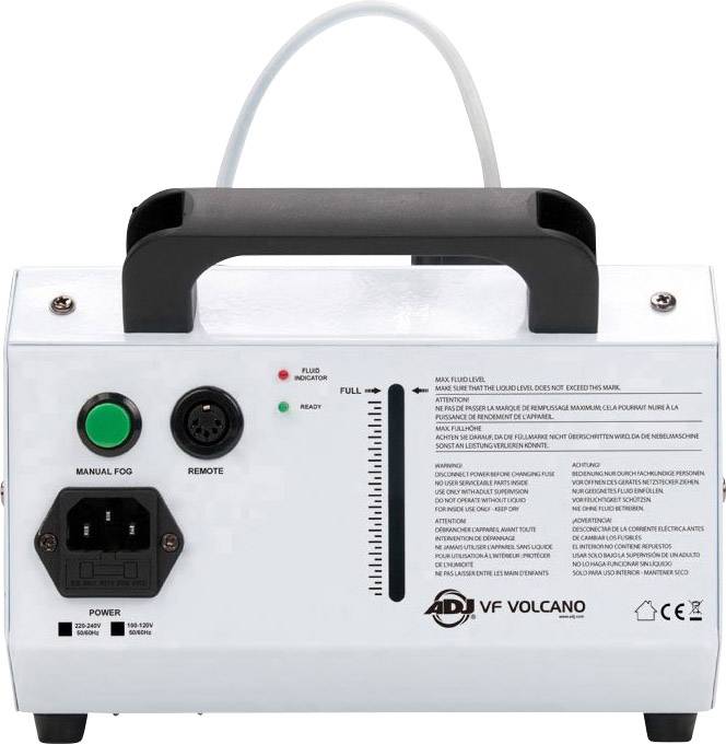 ADJ VF VOLCONO Smoke machine incl. cordless remote control