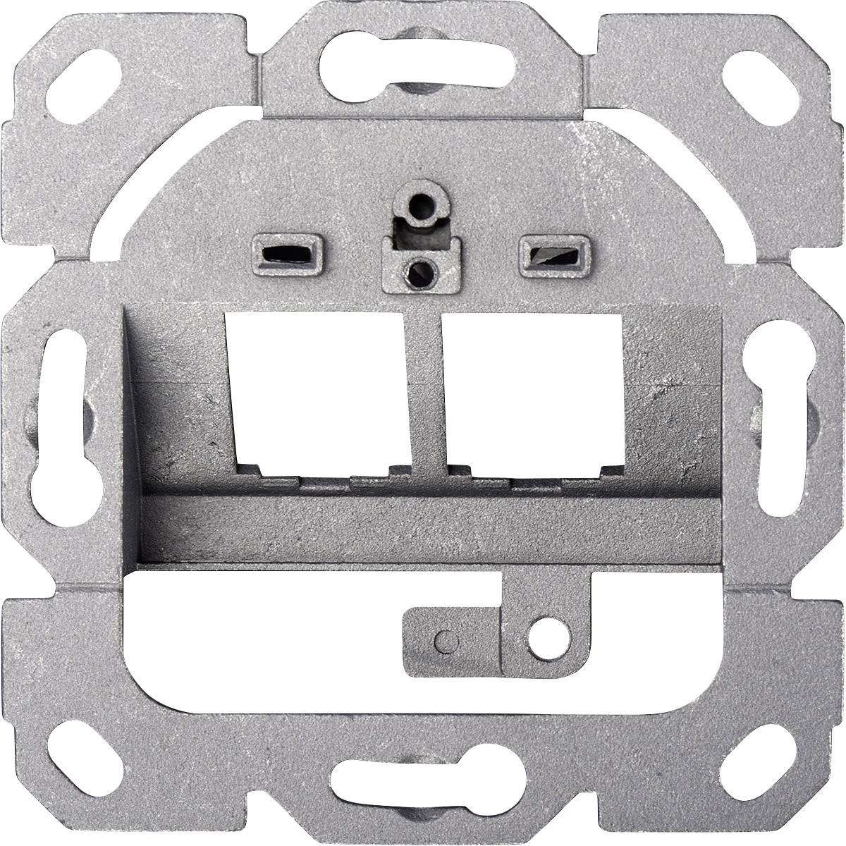 Digitus DN-93801-1 Keystone mounting bracket double White
