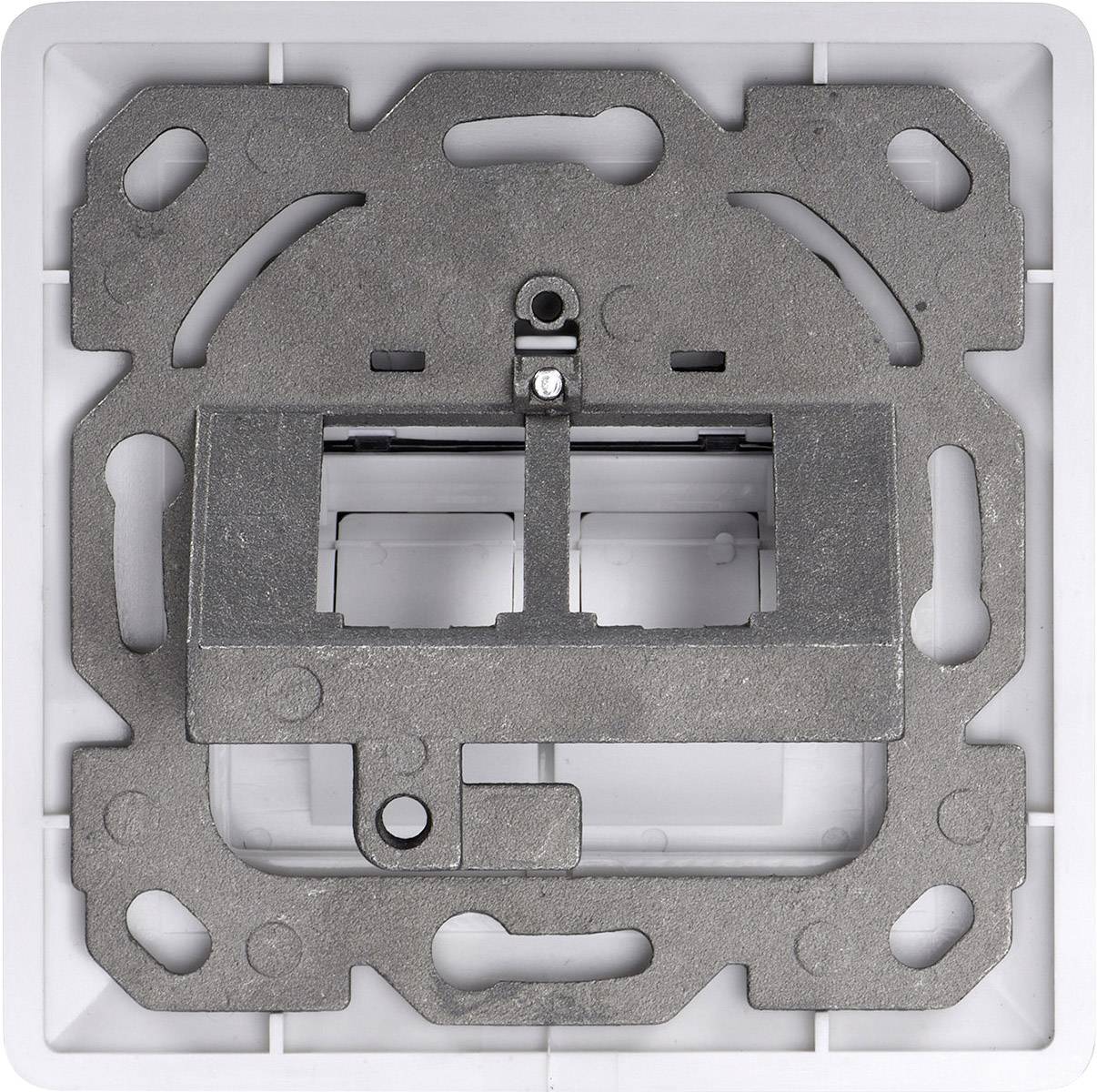 Digitus DN-93801-1 Keystone mounting bracket double White