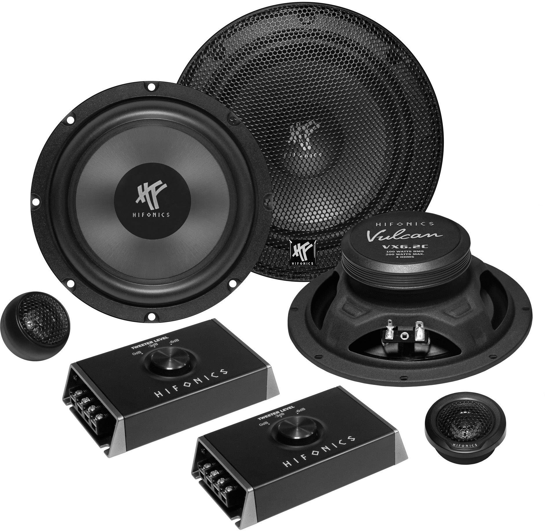 Hifonics VX-6.2C 2-way flush mount speaker set 200 W Content: 1 Set
