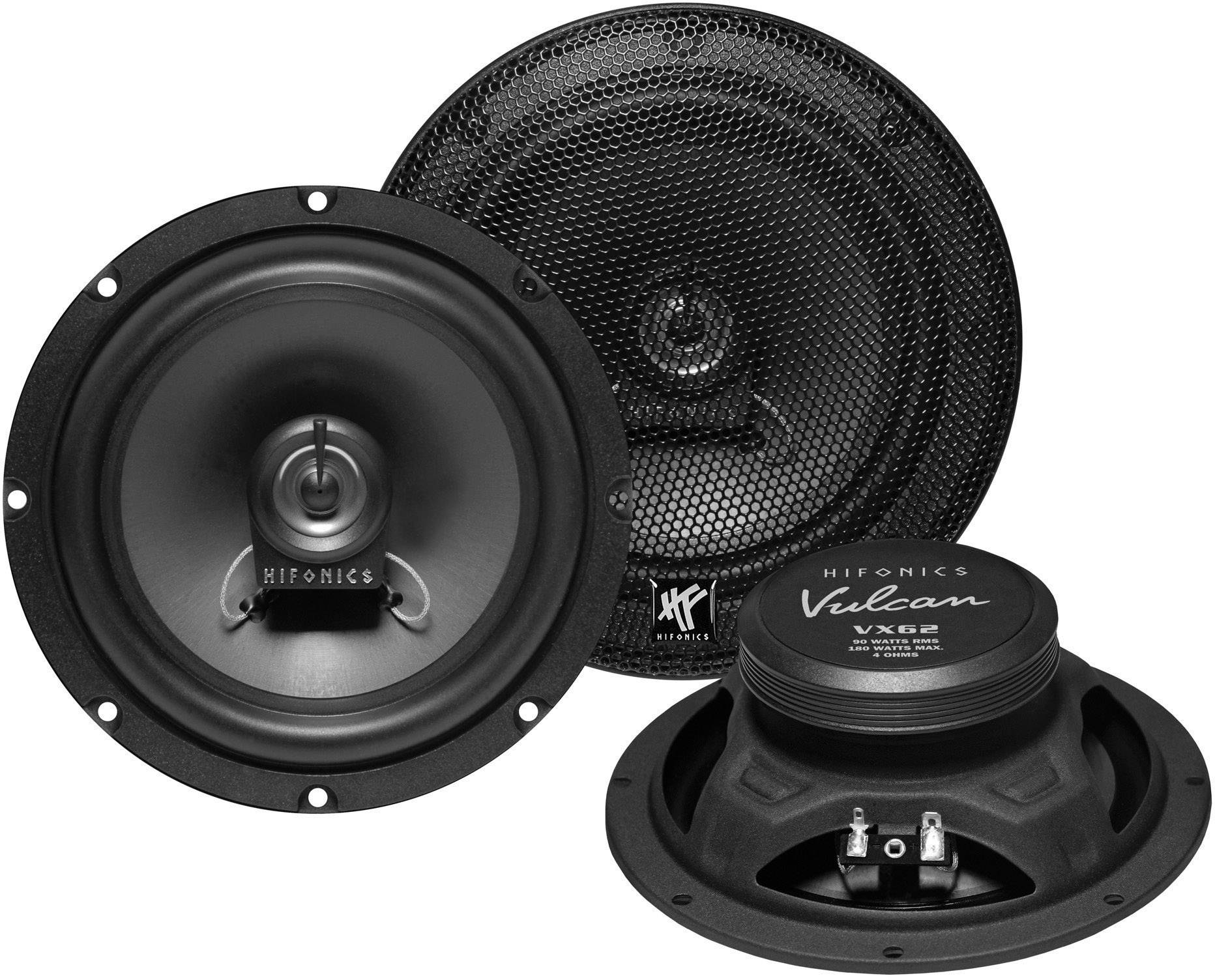 Hifonics VX-62 2-way coaxial flush mount speaker kit 180 W Content: 1 Pair