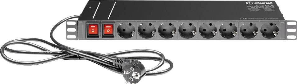 Adam Hall 874716 19" power distributor 16x 1 U