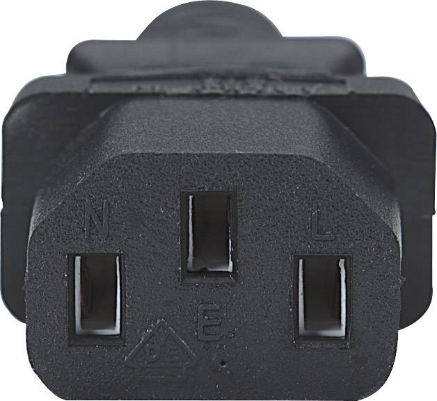 Manhattan Current Cable [1x PG plug - 1x IEC C13 socket ] 1.80 m Black