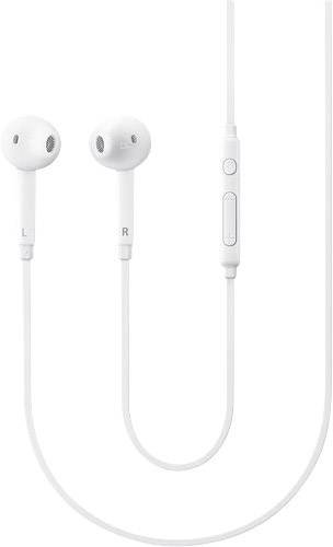 Samsung EO-EG920BW In-ear headphones Corded (1075100) White Volume control, Headset Mobile phone