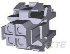 TE Connectivity Pin housing cable Metrimate Total number of pins 4 Contact spacing: 5 mm 207015-1