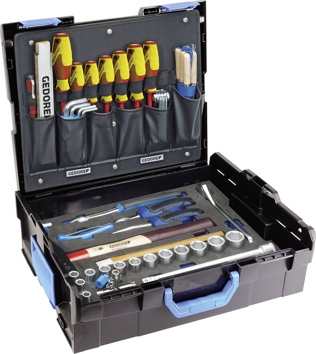 Gedore 2658194 Trades person Tool box (+ tools) 58-piece (L x W x H) 442 x 357 x 151 mm