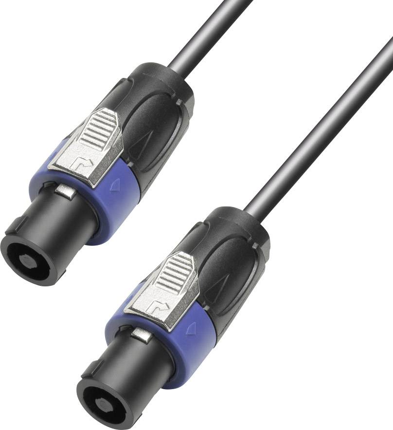 Adam Hall Loudspeaker Cable [1x SPK-type plug - 1x SPK-type plug] 4 x 2.5 mm² 10.00 m Black