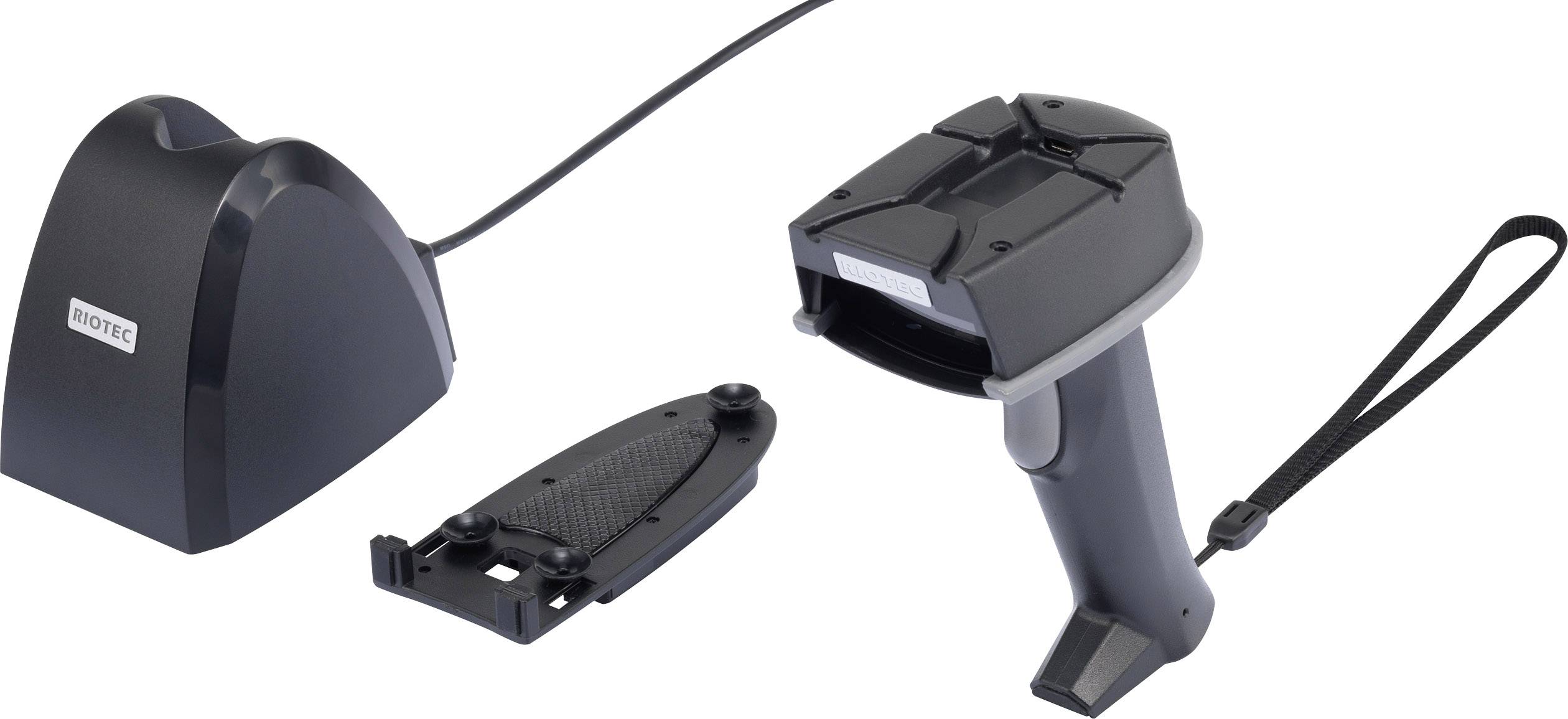 Renkforce RioScan iCR6307AS Barcode scanner Bluetooth® 1D CCD Black Smartphone Bluetooth, Micro USB