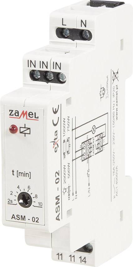 Zamel ASM-02 TDR DIN rail 230 V