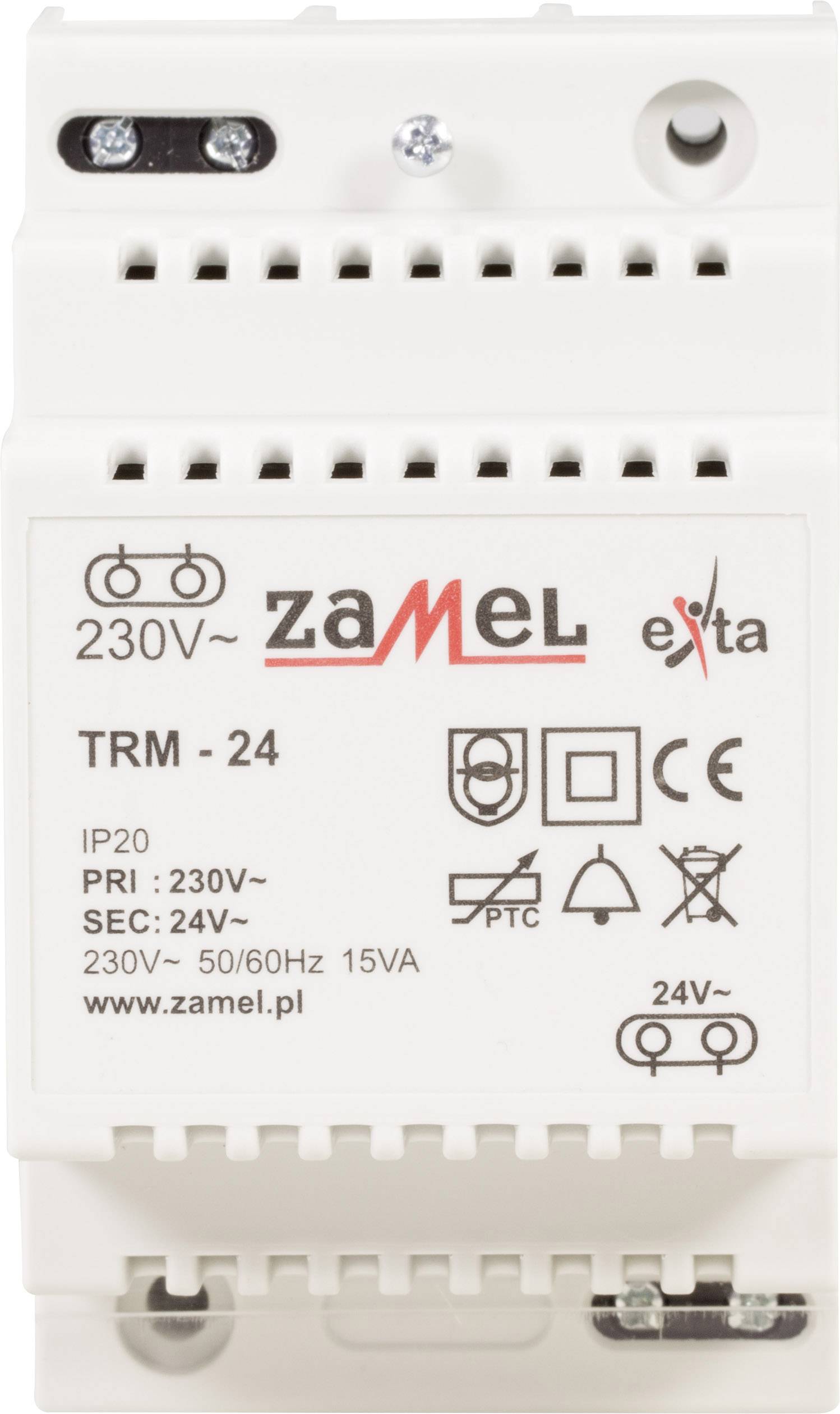 Zamel TRM-24 Bell transformer 24 V AC 0.63 A