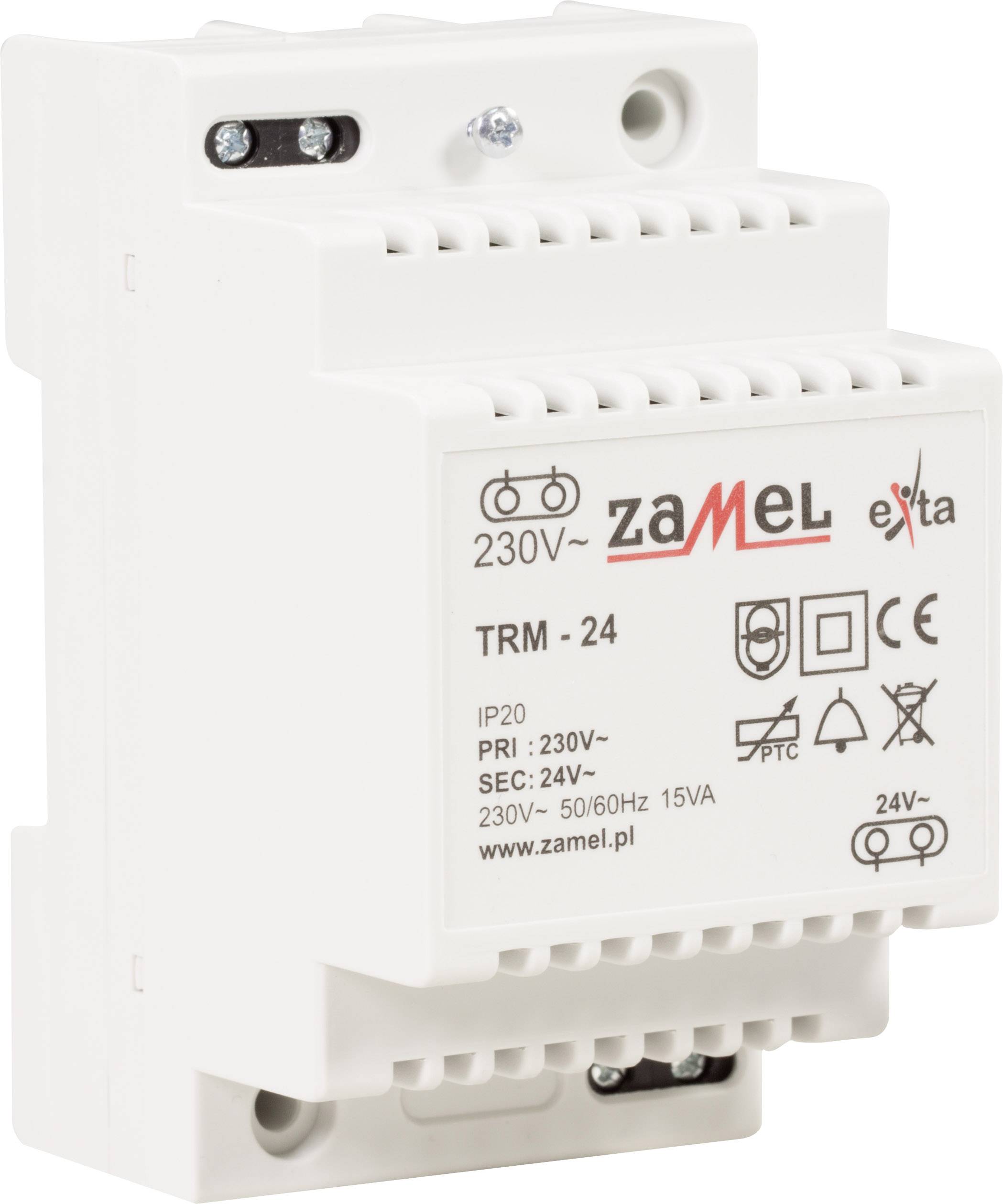 Zamel TRM-24 Bell transformer 24 V AC 0.63 A
