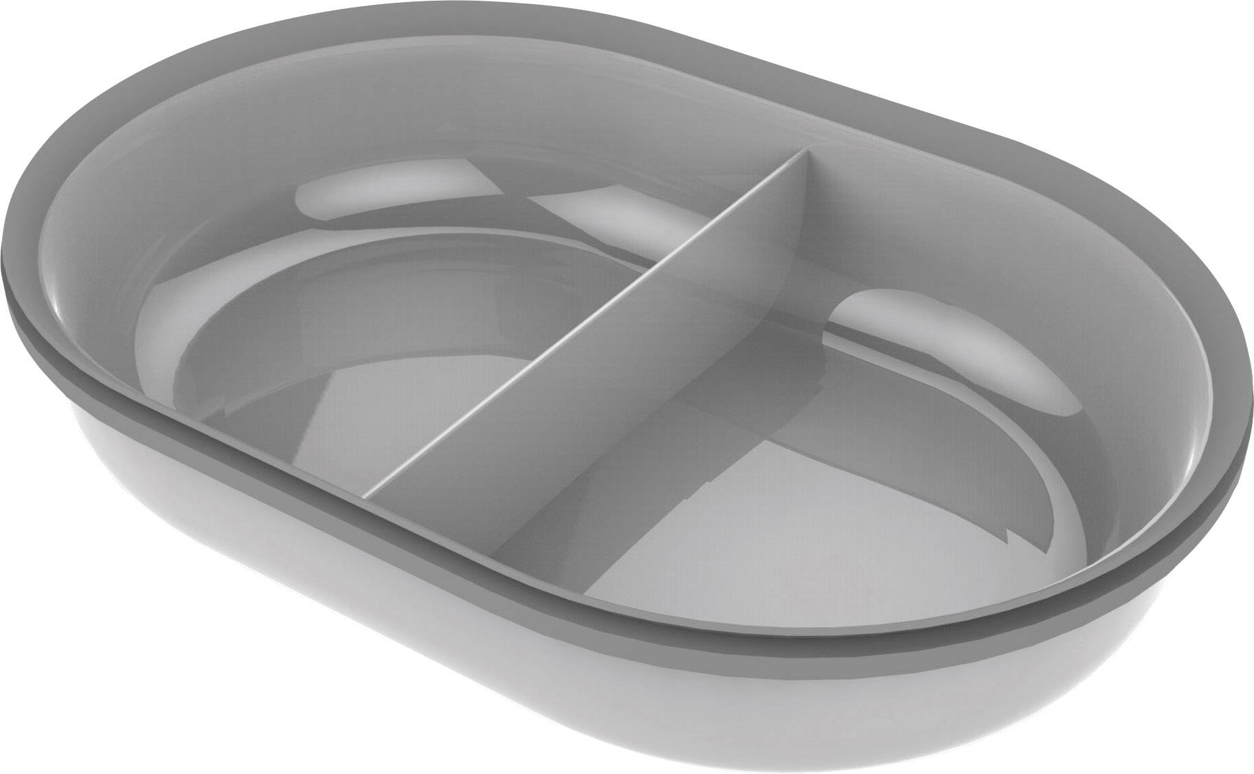 SureFeed Pet bowl Split Bowl Grey 1 pc(s)